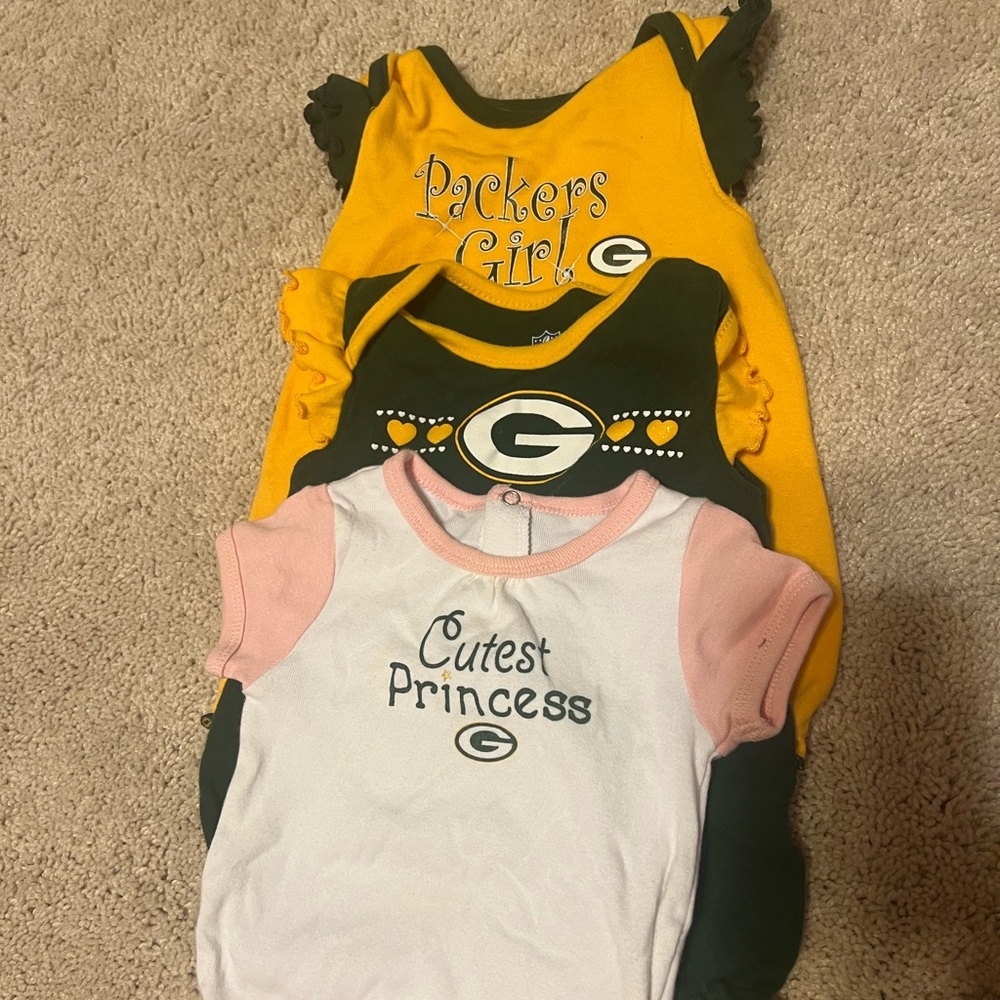 Green Bay packers onesies